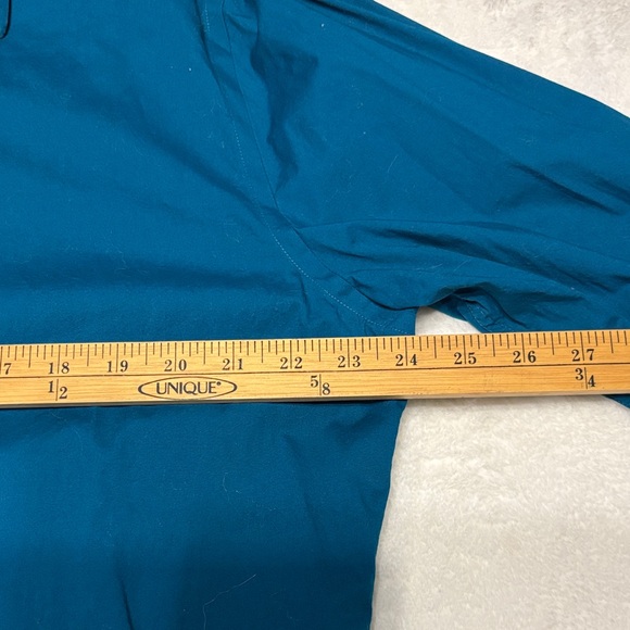 Express Men's Teal Button Down Shirt - Picture 4 of 7